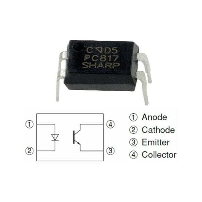 PC817 PC 817 DIP-4 Optocoupler DIP  Phototransistor PC-817