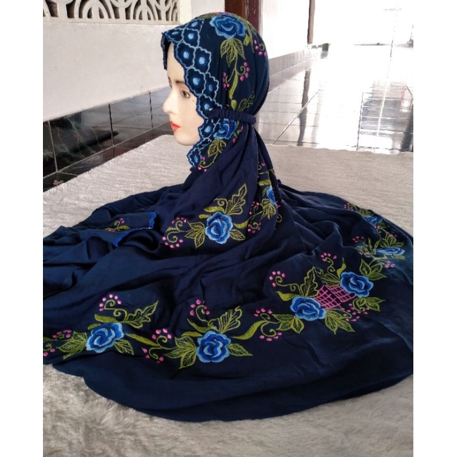 Mukena Terusan Rayon Bordir