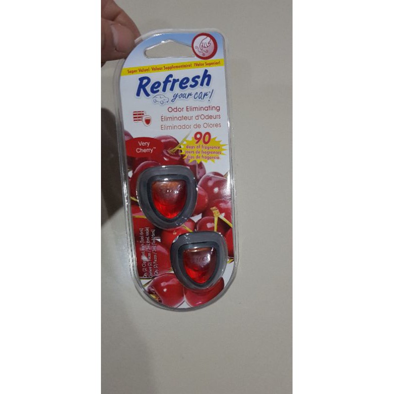 parfum mobil clip ac vent clip ac very cherry pewangi mobil refresh very cherry