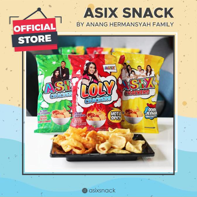 

KERUPUK SINGKONG ASIX SNACK By Keluarga Anang & Ashanty 1 Dus 24 PCS - Hot and Spicy