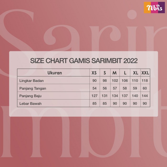 SARIMBIT 2022 SARIMBIT DIMENSIONS NIBRAS SARIMBIT NIBRAS 2022 LIGHT BLUE SARIMBIT DIMENSION