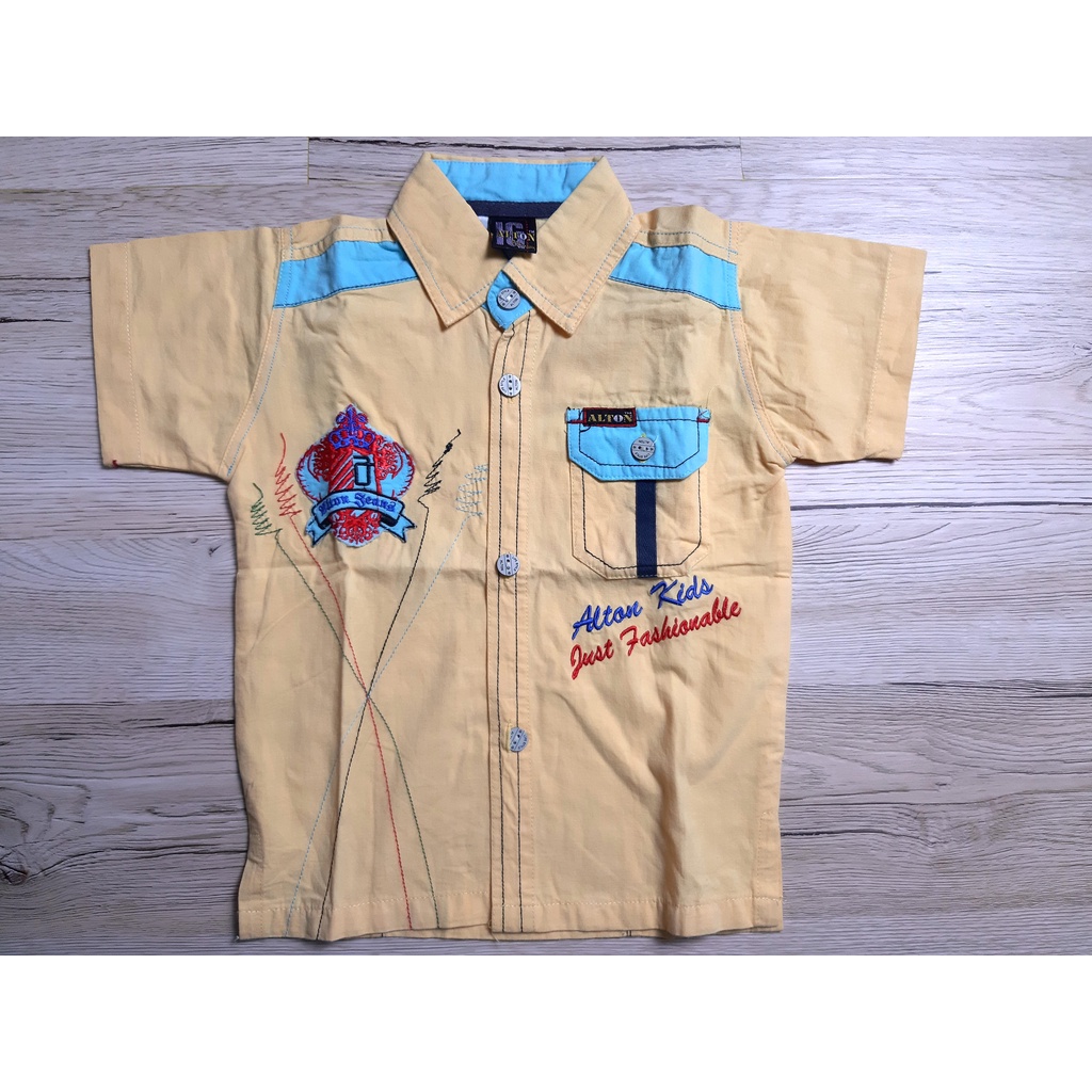 Kemeja Anak Pria Alton Kids - Kemeja Murah Diskon Sale