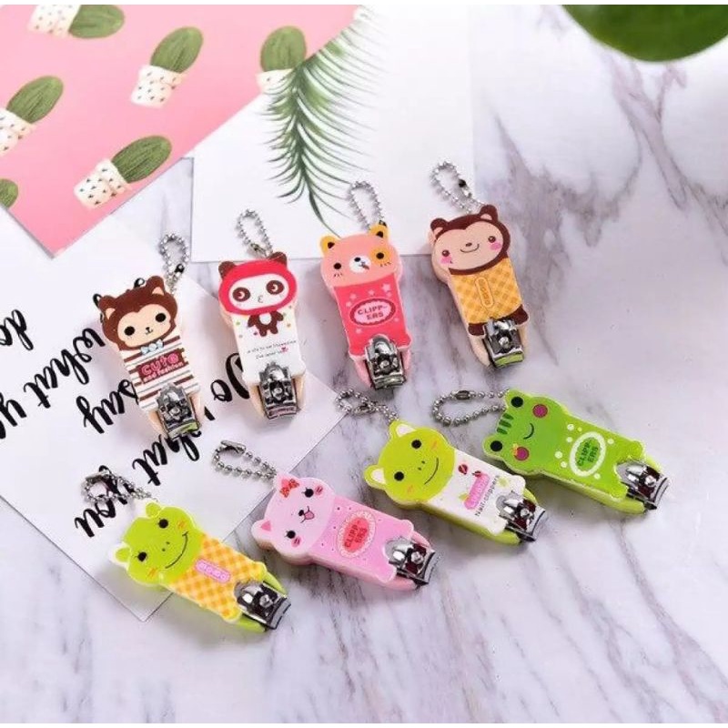 Gunting Kuku Karakter Motif Kartun Nail Clipper Lucu