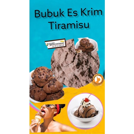 

Bubuk Es Krim Rasa Tiramisu 1 Kg Serbuk Ice Cream Powder Tiramisu 1kg