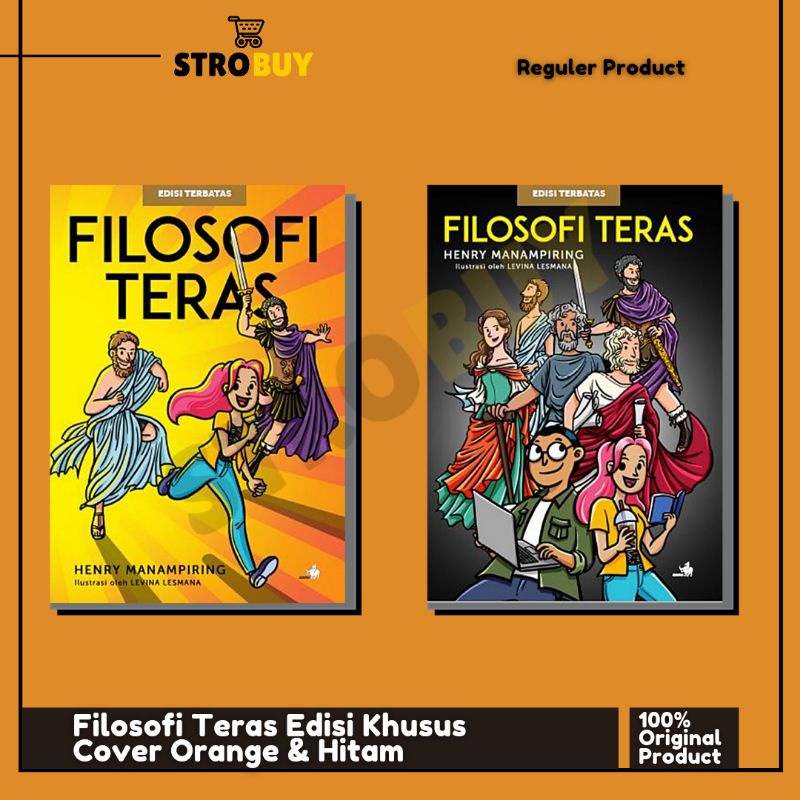 Filosofi Teras Edisi Khusus Cover Orange & Hitam