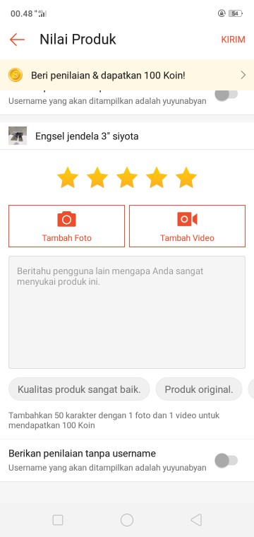 Engsel Jendela 3 Siyota