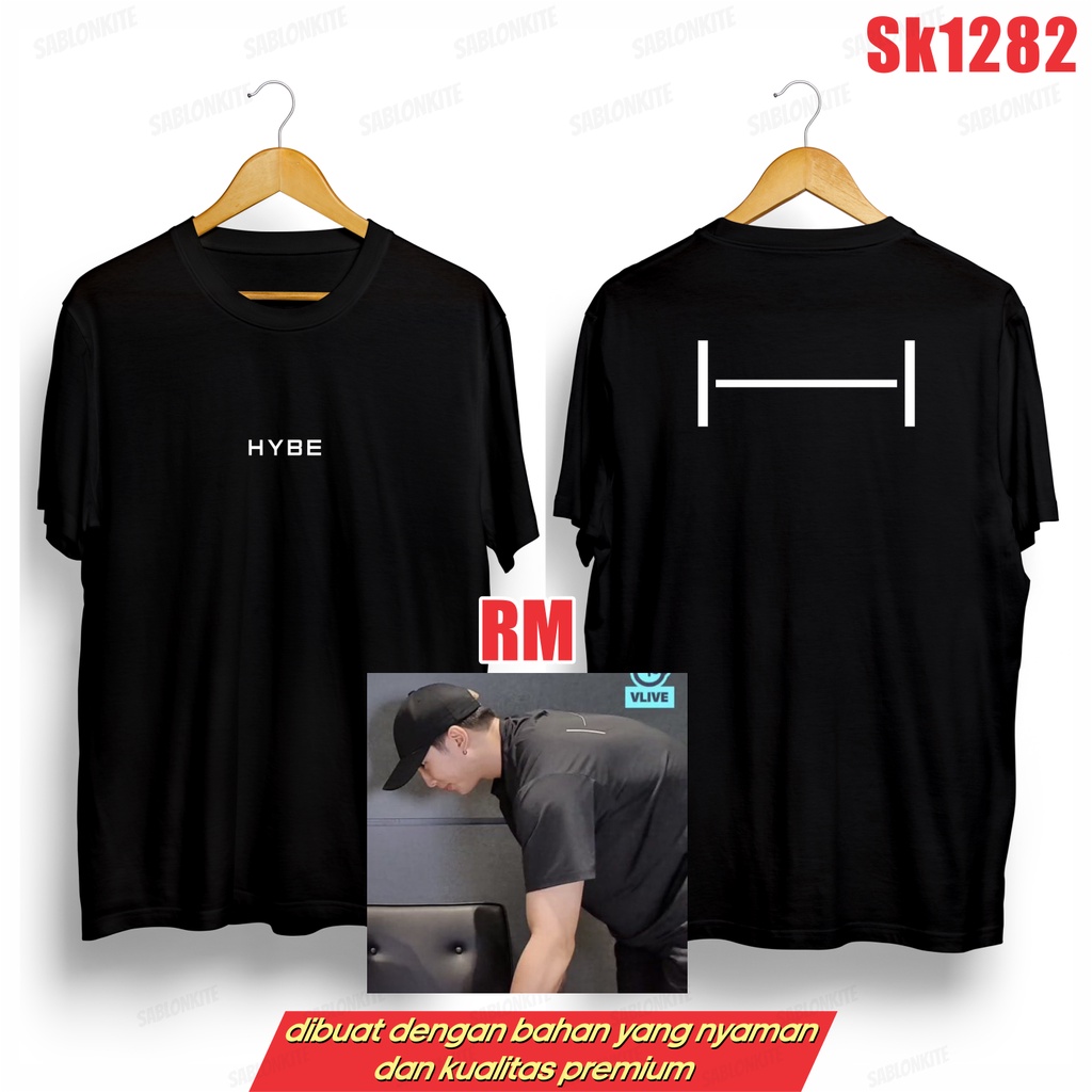 MURAH!!! KAOS KPOP HYBE RM NAMJOON DEPANG BELAKANG SK1282 UNISEX ADA KAOS ANAK