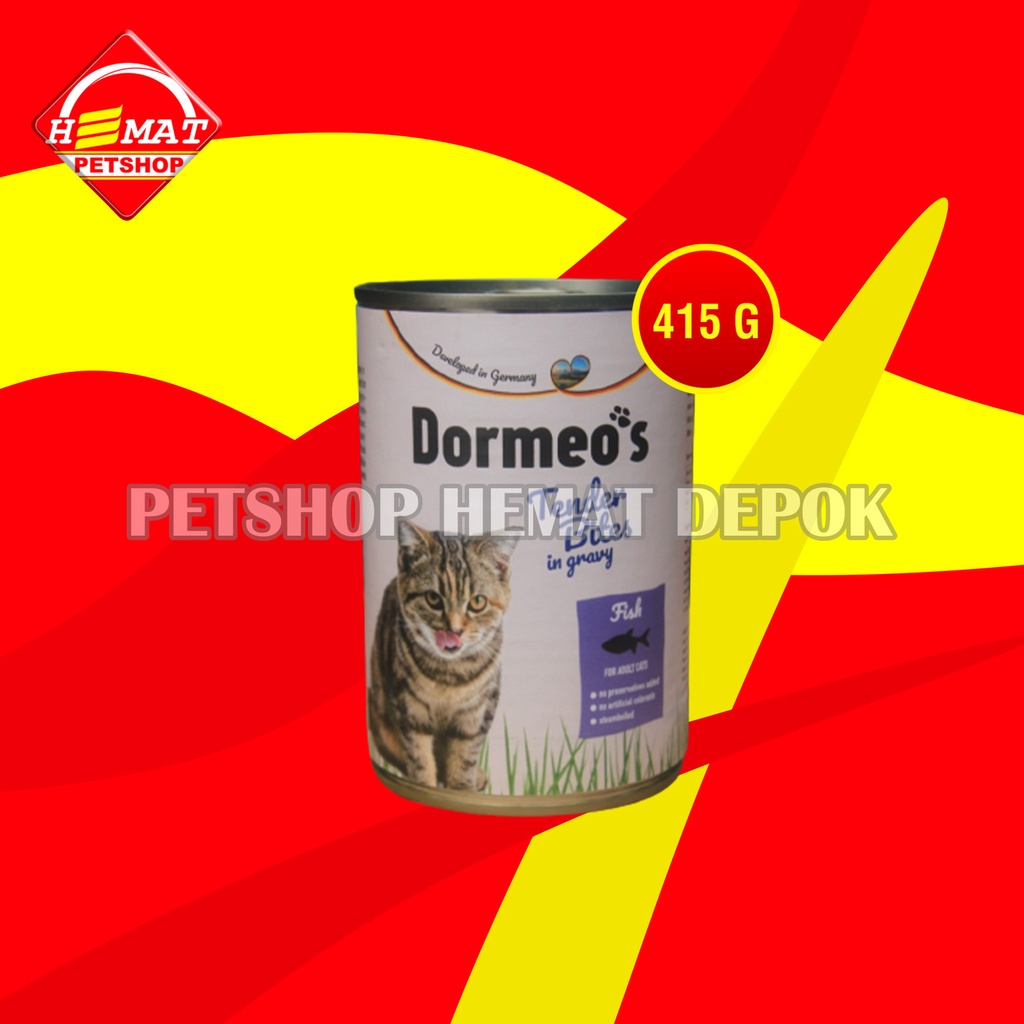 Makanan Basah Kucing Kaleng Cat Wet Food Dormeos 415 gram
