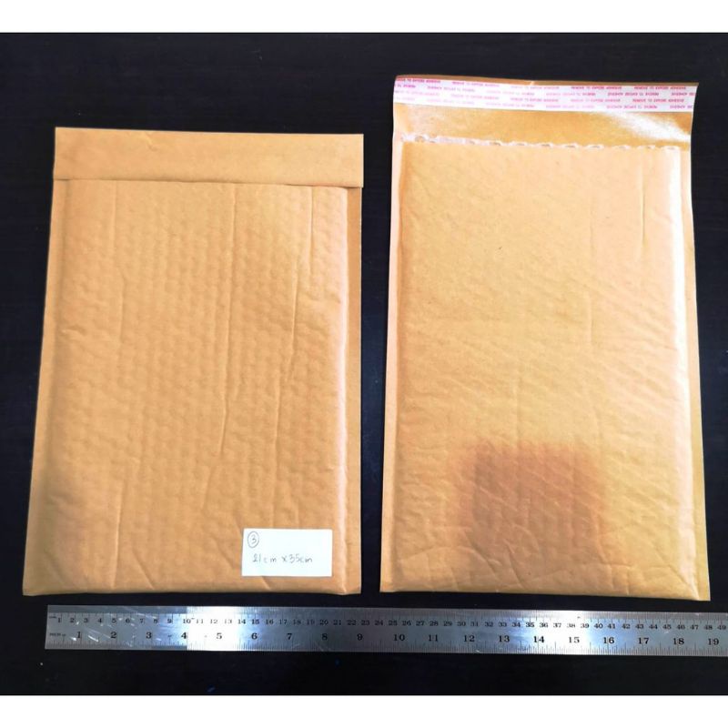 

Bubble Wrap Envelope Packaging Amplop Coklat Pengiriman Barang 21x35 cm