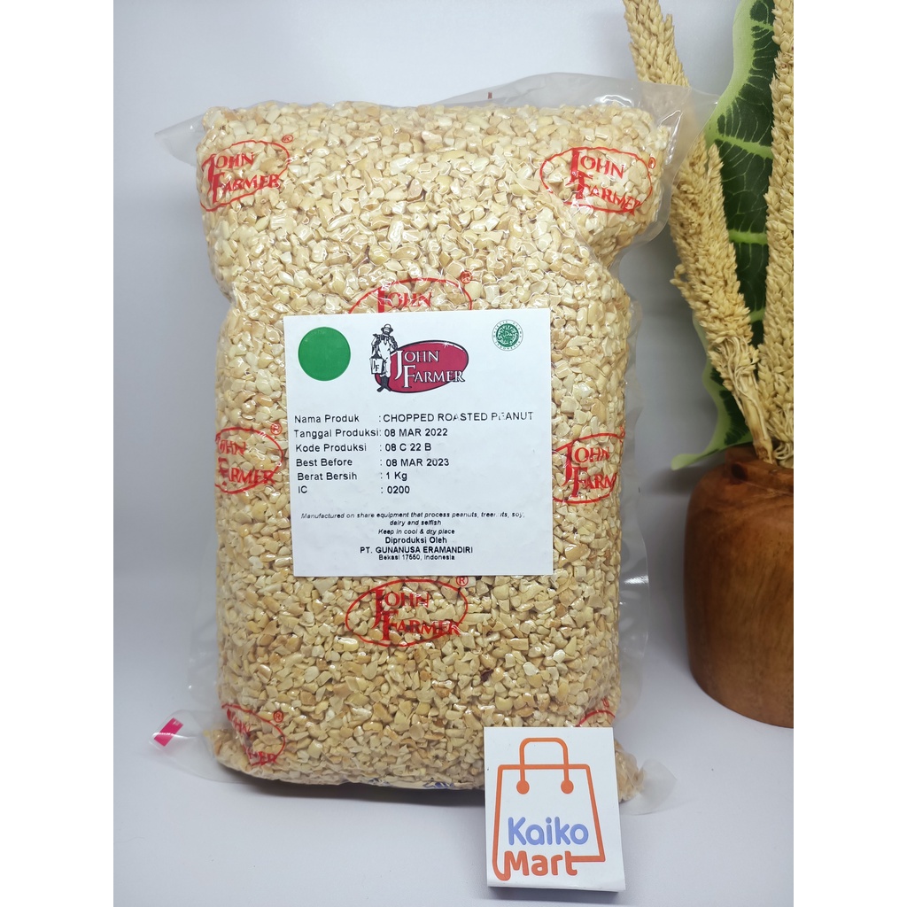 

John Farmer Kacang Sangrai Cincang 1 Kg - 500gr