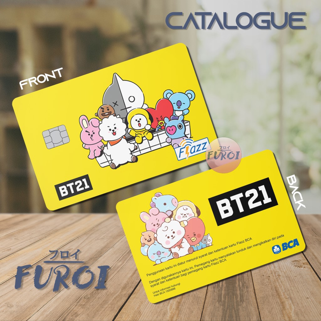 Custom Flazz BCA | Custom Emoney Mandiri | BT21 | Bathtub
