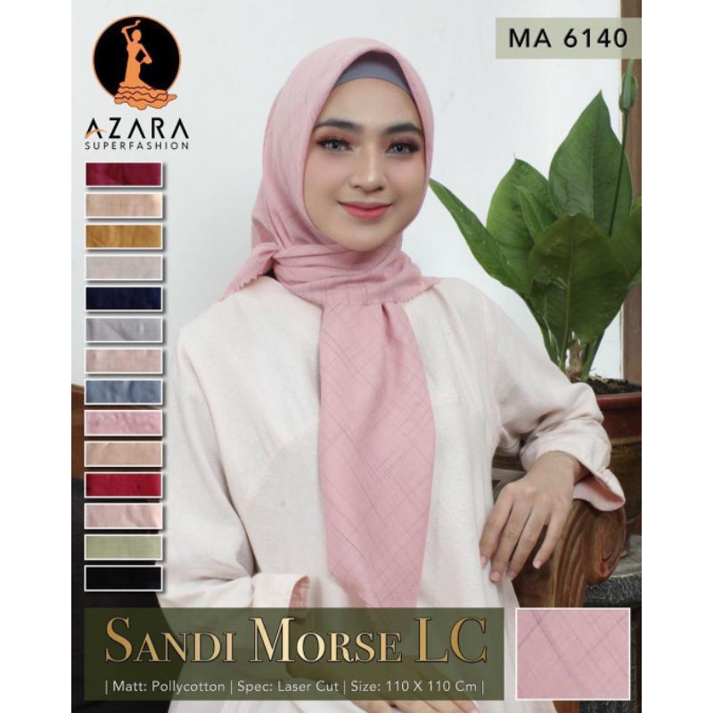 Hijab segiempat Sandi Morse Lc