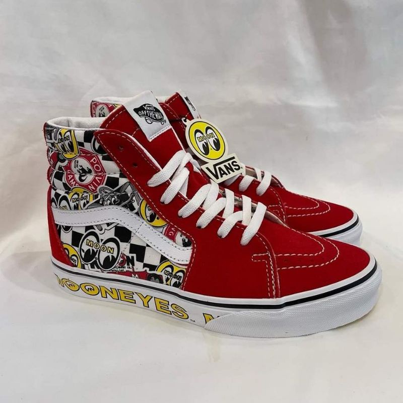 VANS SK8 HI x MOONEYES RED