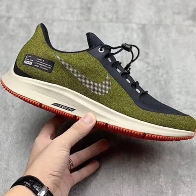 Terbaru Sepatu Nike Zoom Pegasus 35 Shield Olive Green