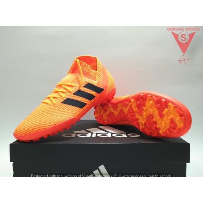Kualitas Terbaik SEPATU FUTSAL ADIDAS NEMEZIZ TANGO 18.3 TF ORIGINAL DA9622 ZEST SDWEP
