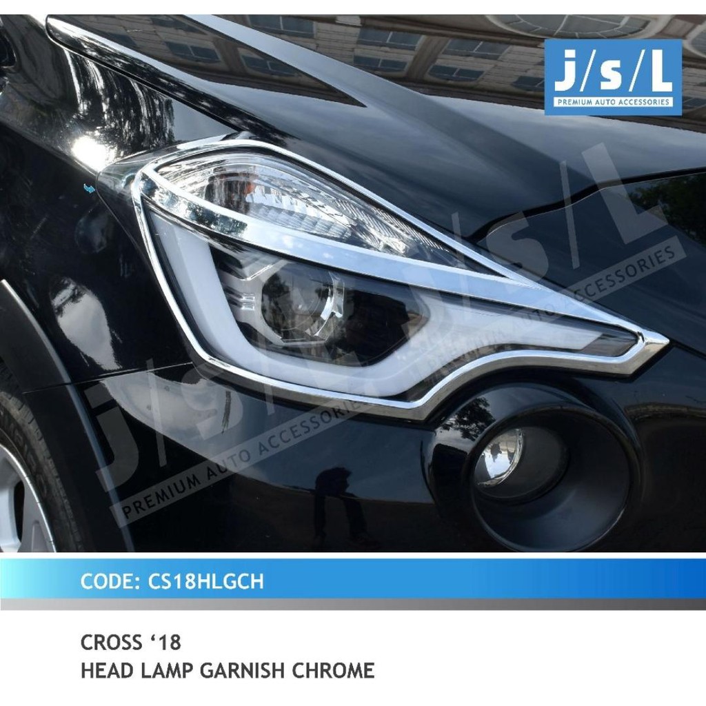 Paket Garnish Depan Belakang Chrome  Datsun Cross JSL