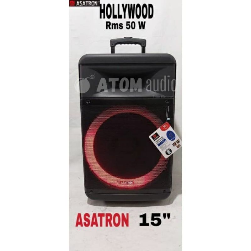Asatron Hollywood Speaker Portable 15 Inch