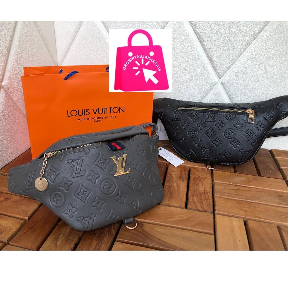 [KODE U6551] WAISTBAG VL KOIN EMBOS / TAS PINGGANG WANITA & PRIA FREE PAPERBAG