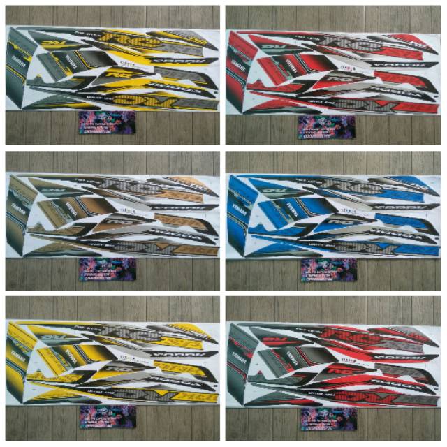 Lis Striping Sticker Variasi Jupiter 2010, Z1 Spark Rc 115