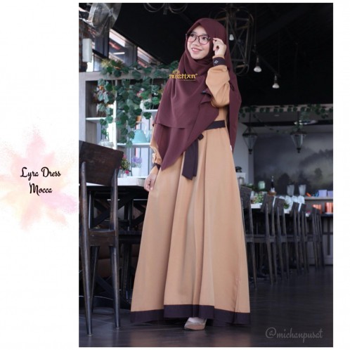 Gamis Syar I Lyra Dress Michan & Dress Lyra by Michan Original & Dress Daily Michan & Gamis Michan