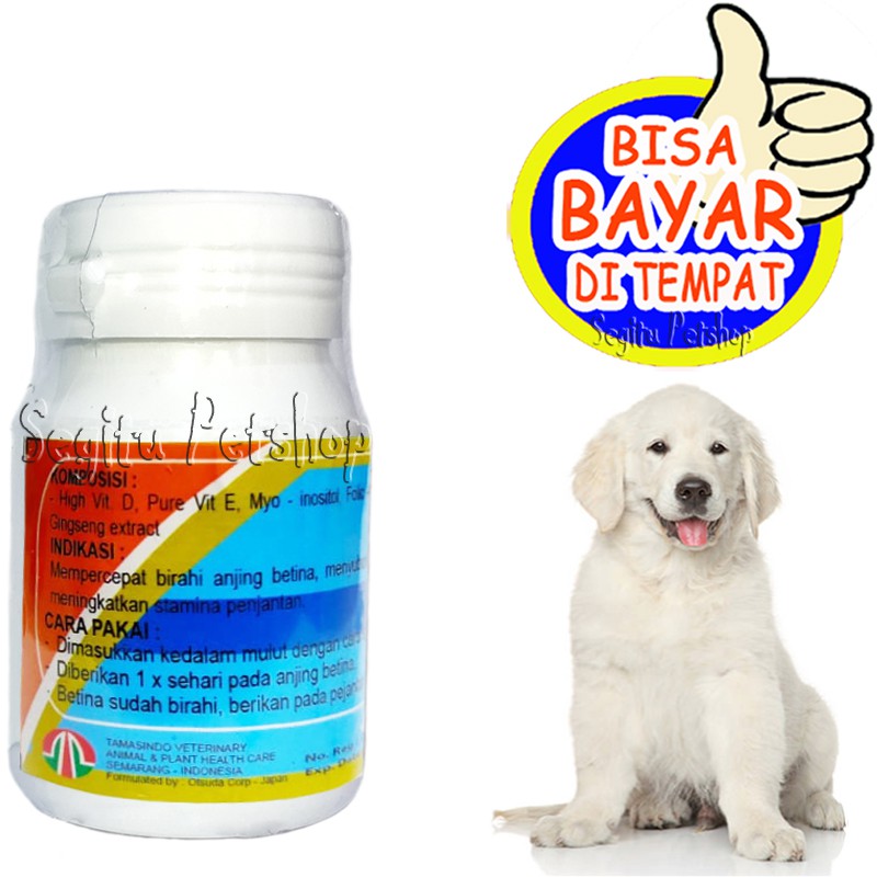 VITAMIN ANJING SUSAH KAWIN PENYUBUR BIRAHI OVULA DOG