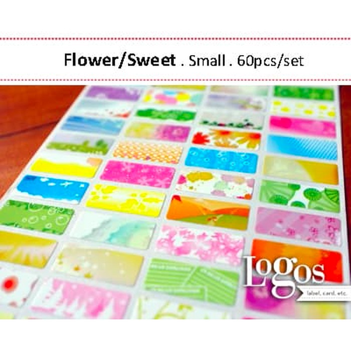 

HNVHH871 Sweet Sticker. Name Label Small. Stiker fancy cocok untuk