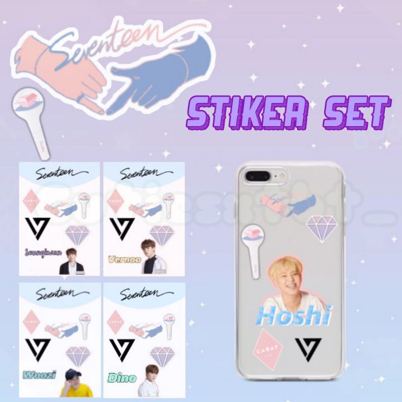 

STIKER SET SEVENTEEN CARAT