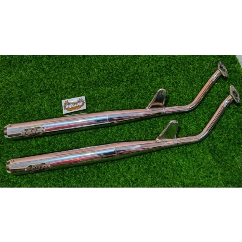 KNALPOT V80/V75 STANDART RACING CHROM