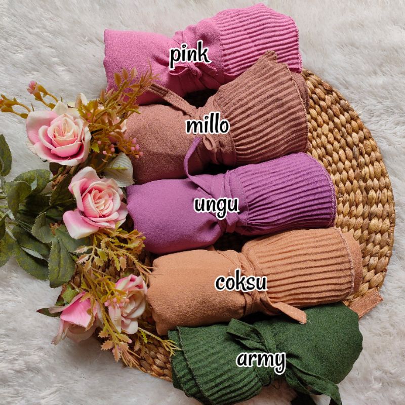 JILBAB BERGO PLISKET COMBI HIJAB BERGO TALI KERUDUNG BERGO TALI KERUDUNG HIJAB INSTAN JILBAB BERGO-1