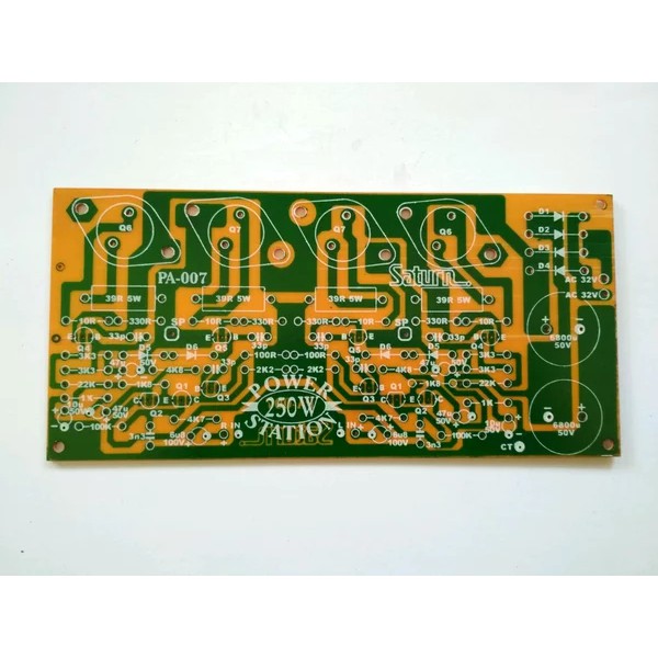 PCB Power Amplifier 250Watt Stereo Station PA-007