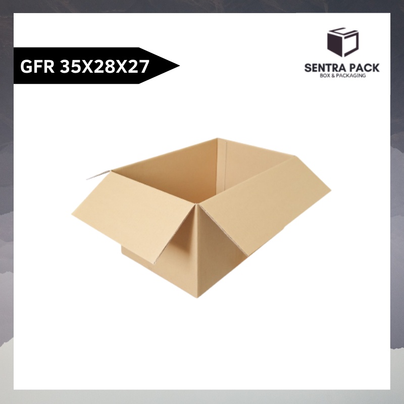 

BOX 35X28X27 cm (GFR) KARTON/KARDUS/PACKING/NORMAL/AMDK