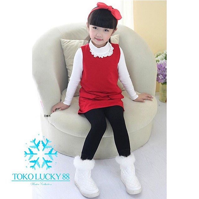 IMPORT MOLLAD Legging Thermal Kids Anak Wool Velvet Winter Musim Dingin
