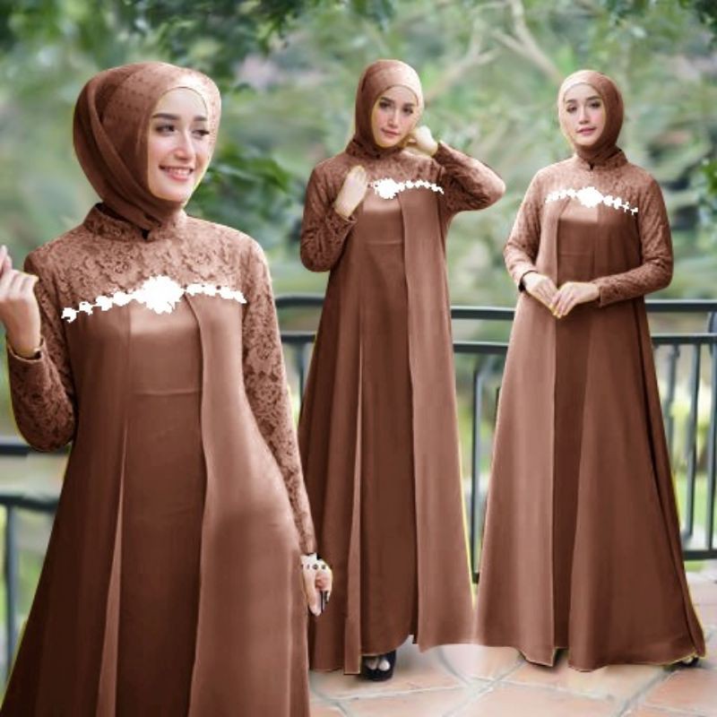 GAMIS MAXI ELENA / MOSCREPE KOMBY BRUKAT LAPIS FURING