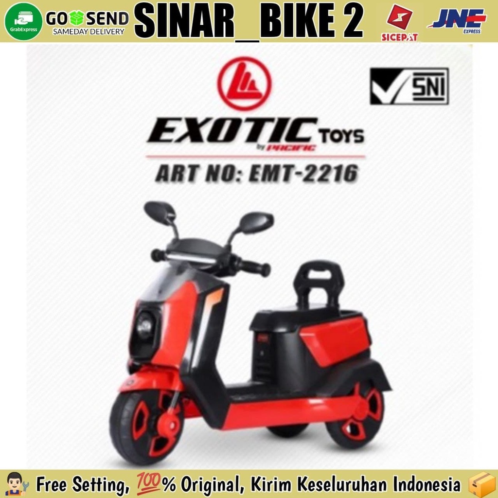 Mainan Motor Aki EXOTIC EMT 2216 Futuristic Design