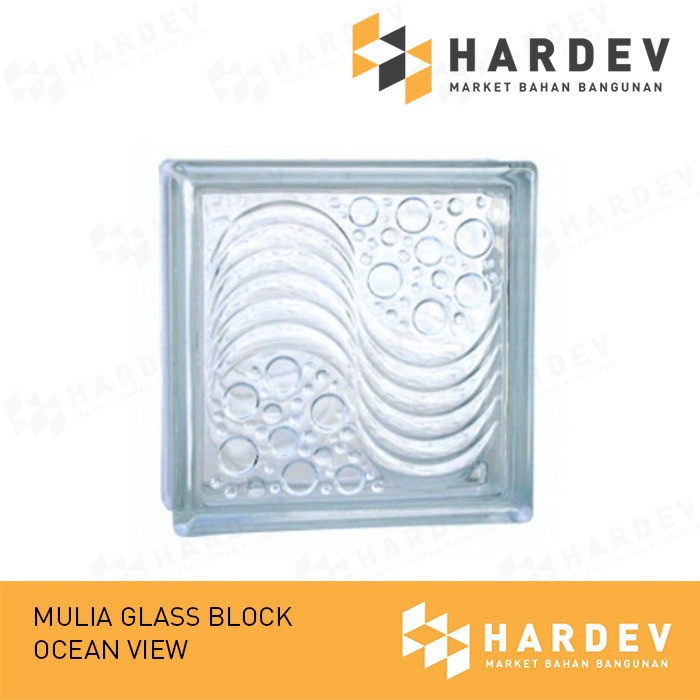 Glassblok Mulia Magna Ocean View / OCEAN Glassblock Glass Block Mulia