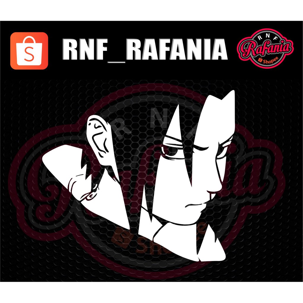 Sticker sasuke, anime naruto, stiker anime, stiker mobil stiker laptop stiker motor part 2