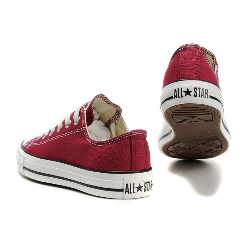 Sepatu Converse Pria Wanita Sneakers Converse Pendek Sepatu Sekolah Merah Maron