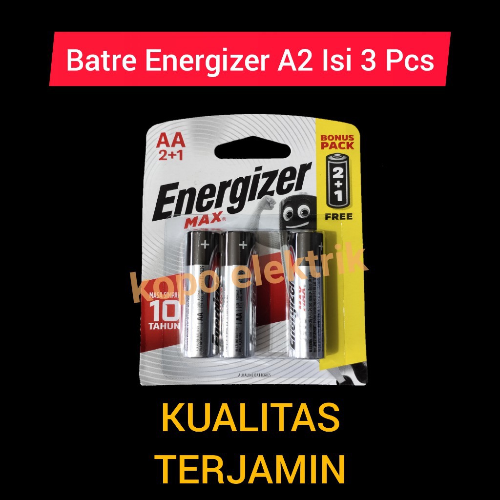 Batre / Batere / Baterai AA Energizer Alkaline Max