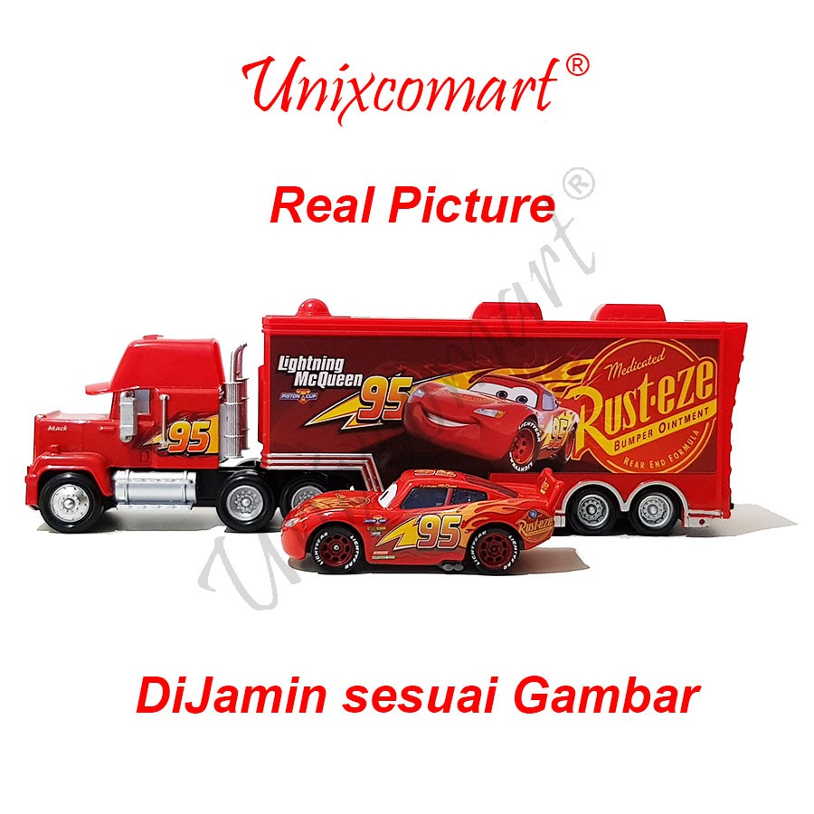 Cars 3 Lightning Mcqueen And Mack Truck Mainan Anak Shopee Indonesia