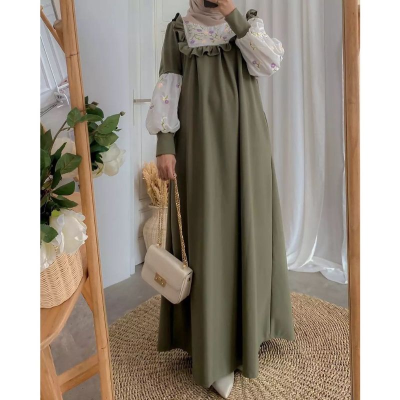 gamis tangan balon