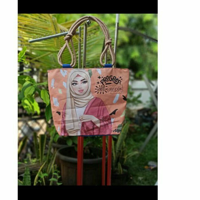 Tas Canvas kekinian lucu/ Bingkisan Guru/ Kado guru guru