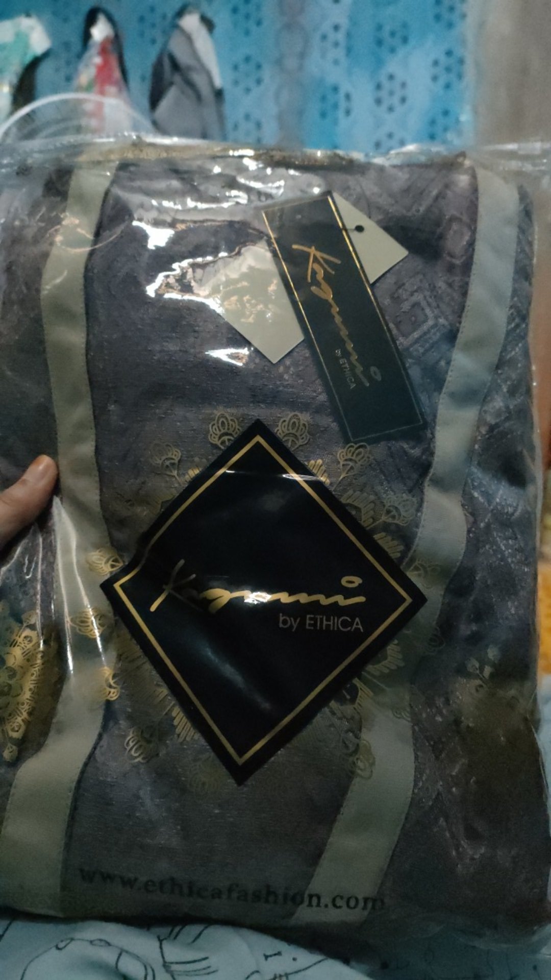 Sarimbit Couple Ethica Original Elfa 187 Taupe Grey