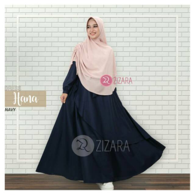 HANA DRESS NAVY ZIZARA