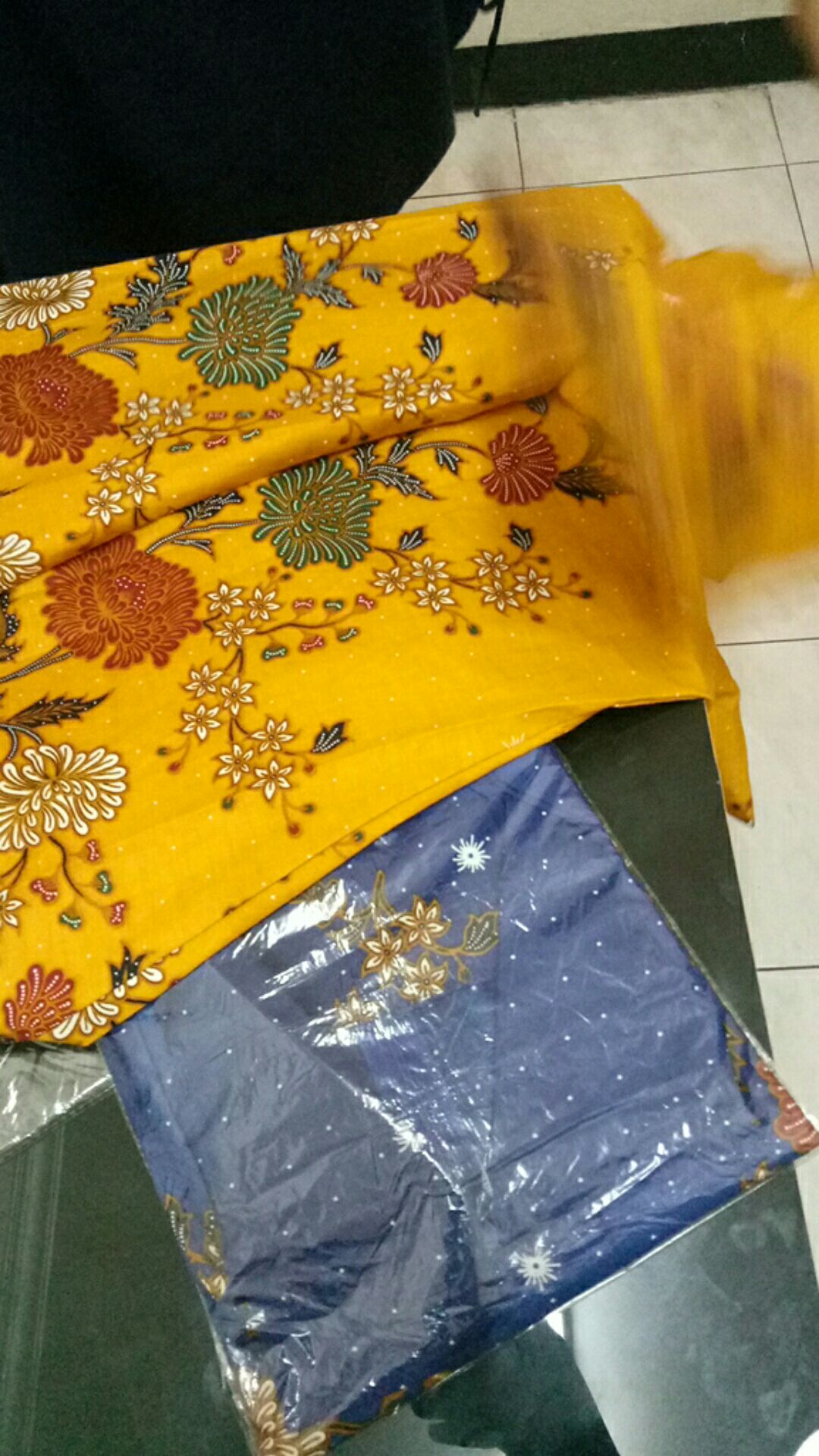 Batik Tunik Shibori Bahan Katun Primisima Unggull Jaya All Size 105cm