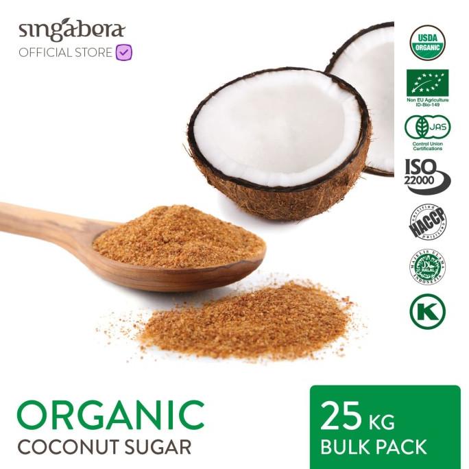 

(:(:(:(] Singabera Organic Coconut Sugar (Gula Kelapa Organik) - 25kg