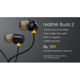 Fashion earphone in ear Oppo Realme Buds 2 3 R50 Handfree Pure Bass headset Pack Plastik