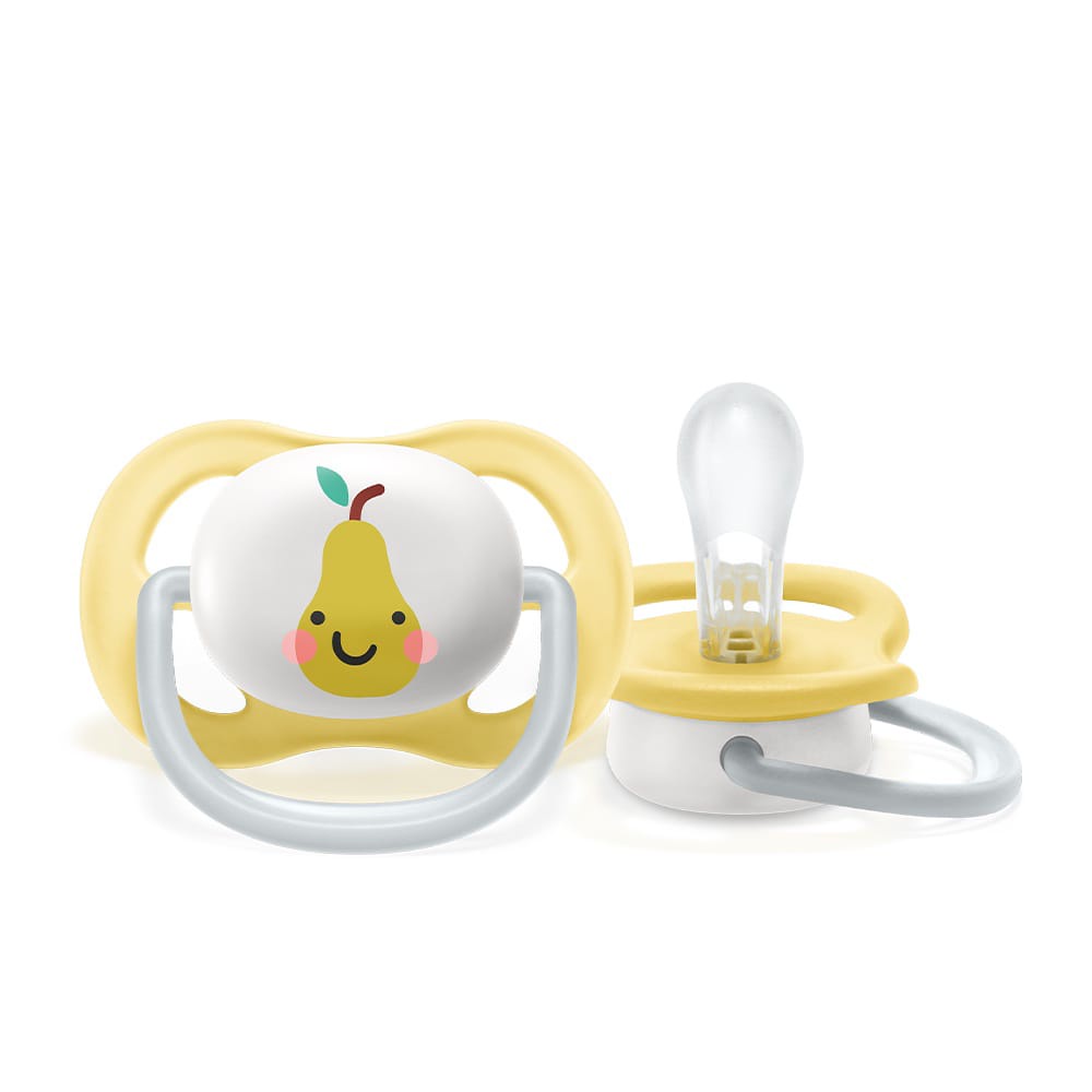 Philips Avent Soother Ultra Air 0-6M Apple &amp; Pear SCF080/17 Empeng Bayi