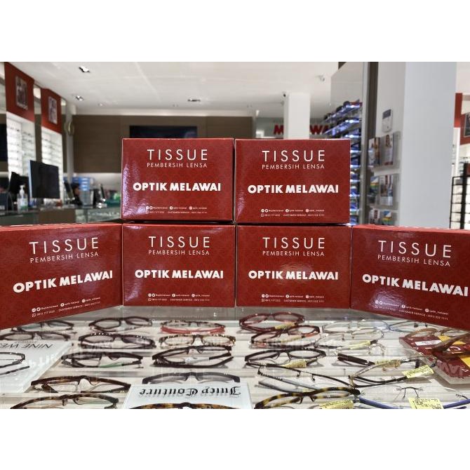 Tissue Pembersih Lensa Kacamata Optik Melawai