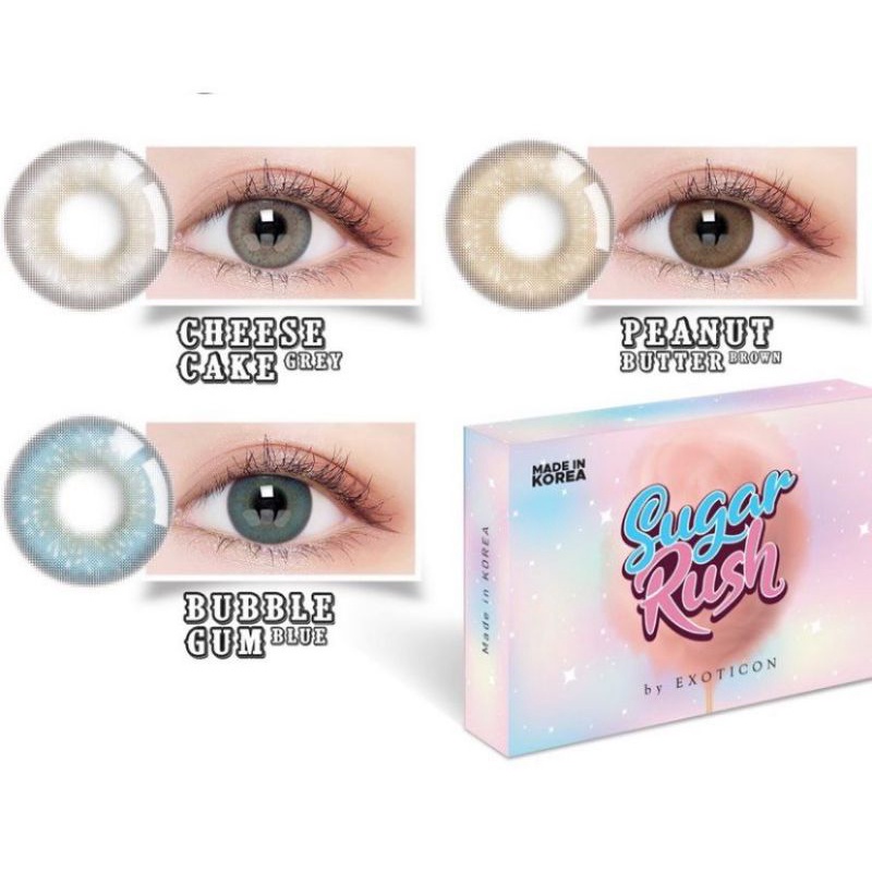 Softlens Sugar Rush by Exoticon Minus (3,00 - 6,50)