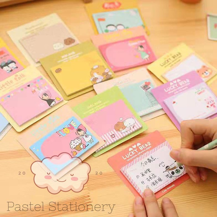 

Sticky Notes Cute Korean Style - Memo Stick Note Tempel Bahan Kertas Lucu